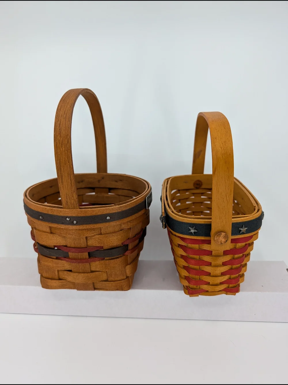 Longaberger Inaugural Baskets Set Of 4: 1989, 1993, 1997, 2001